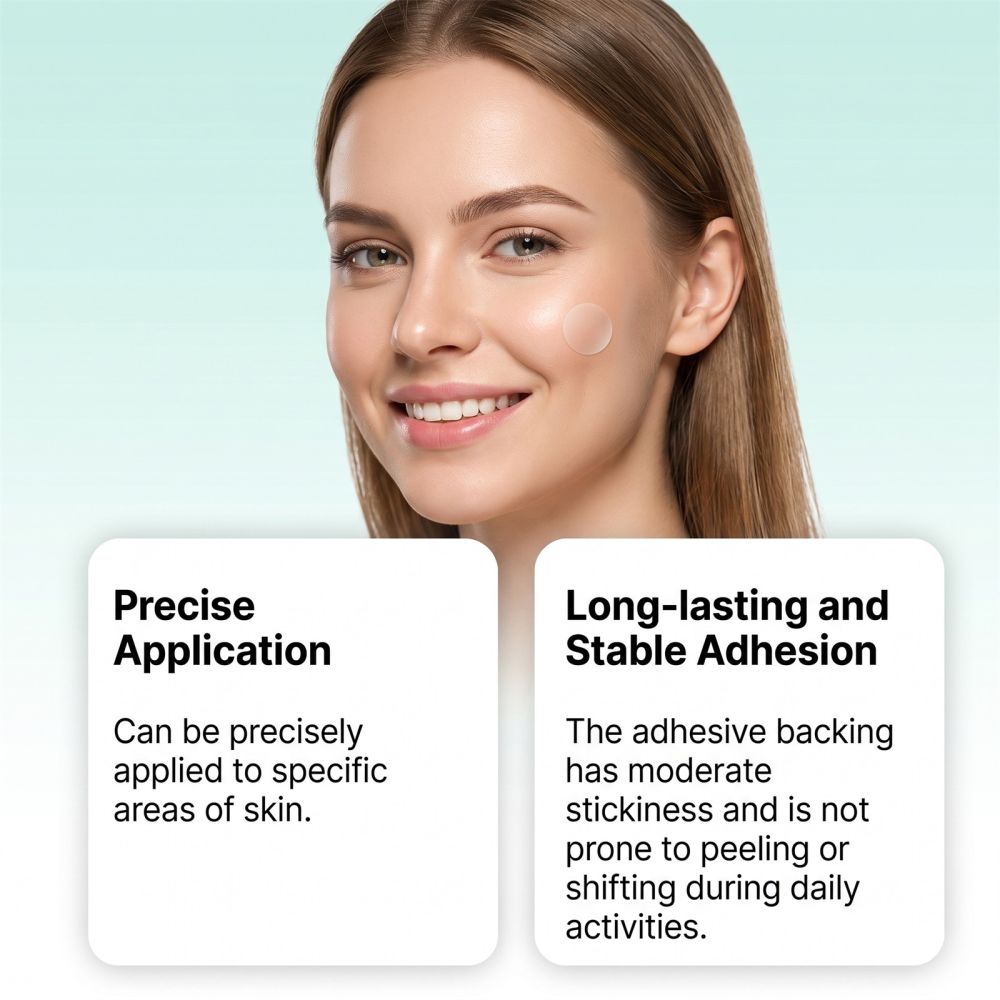 Thin Invisible Pimple Patch, Skin-Friendly Facial Care Patch