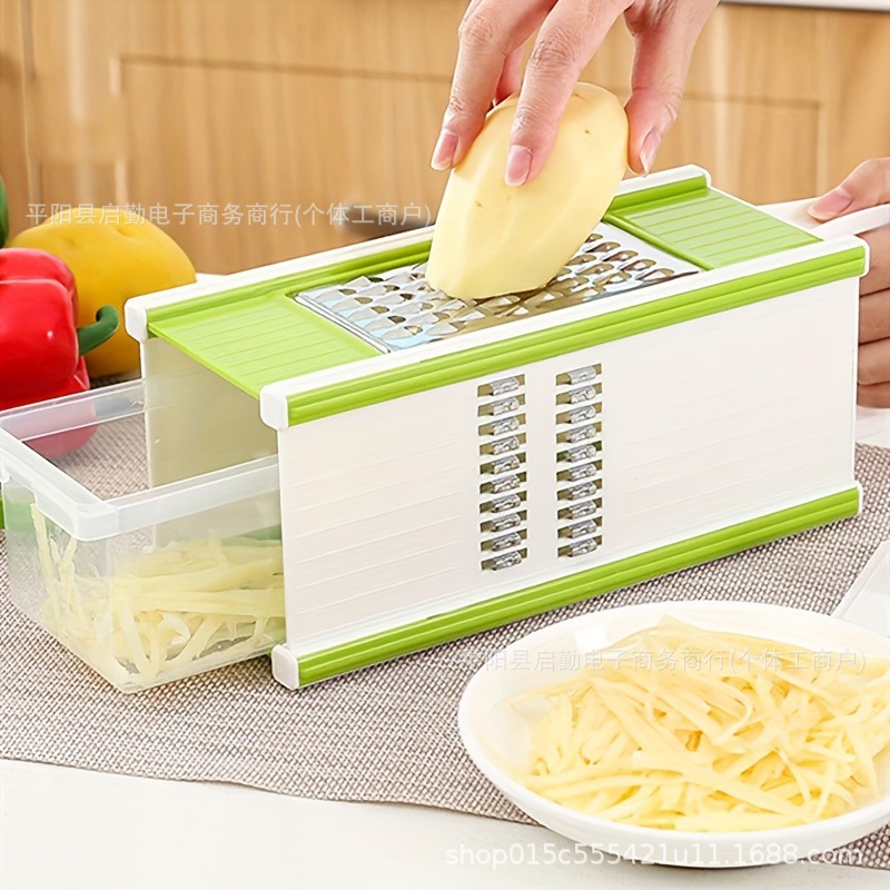 Mutfak 5 işlevli sebze doğrayıcı, patates rendeleme, dilimleme - 1