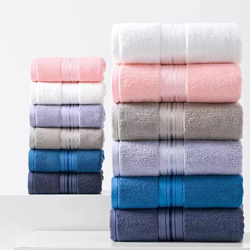 Bath towel pure cotton 70x150 thickened absorbent