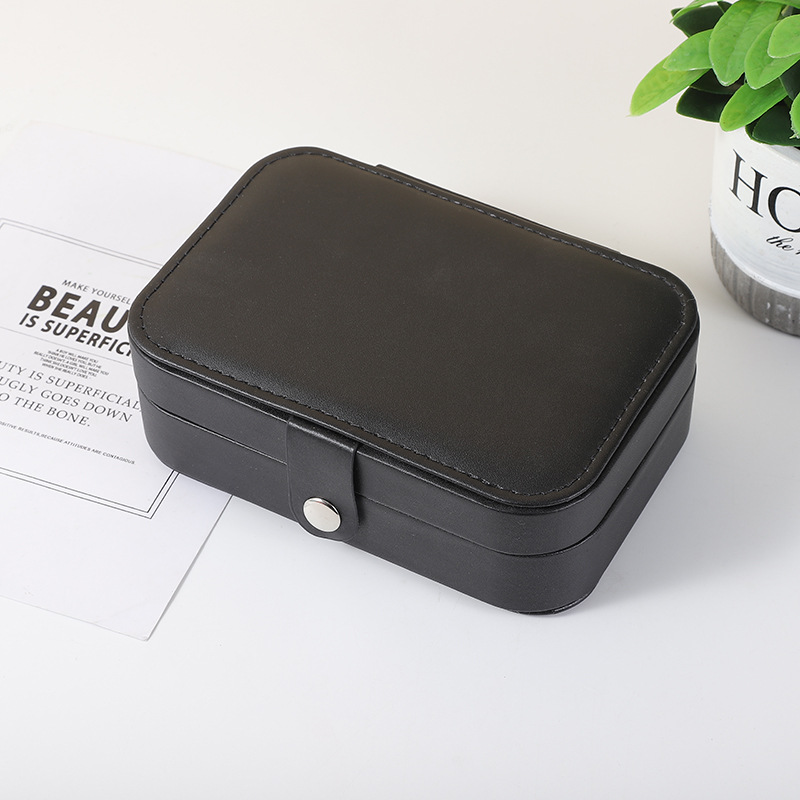 Necklace Ring Jewelry Storage Box Girl Style Portable Jewelry Box Small Earring Ring Jewelry Box - 8
