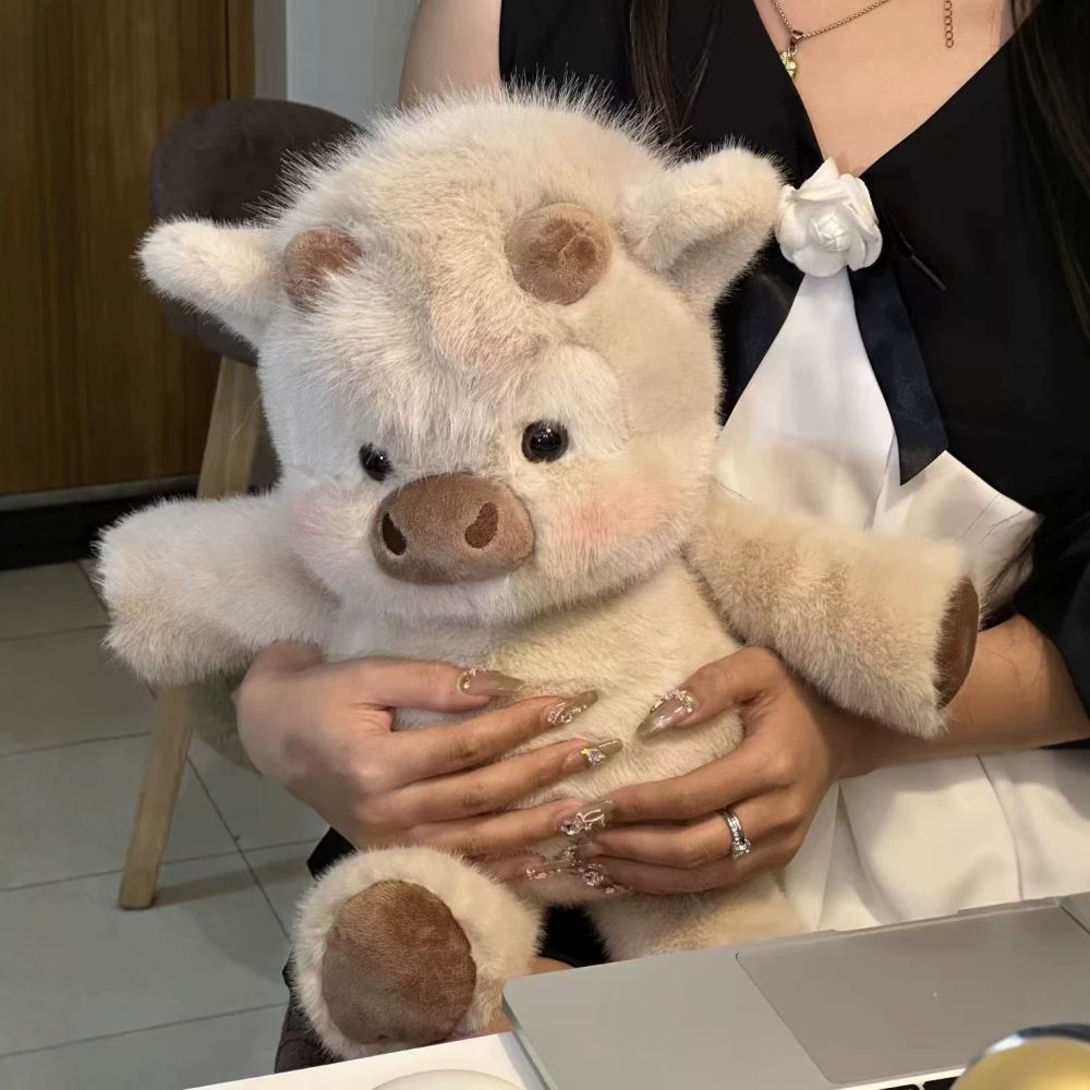 Running Little Pig Plush Toy Soft Comfort Sleep Pillow