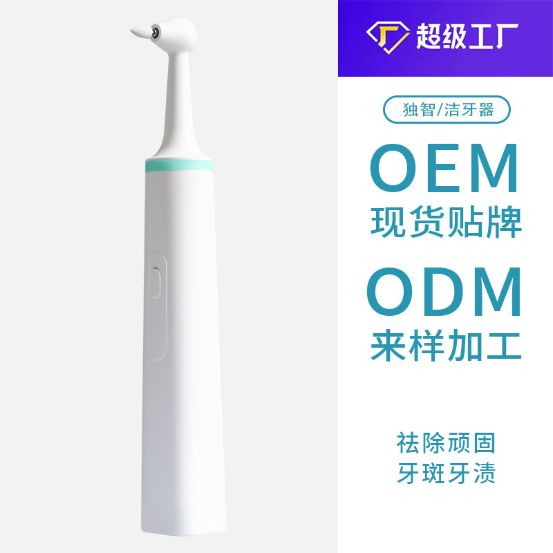 Electric tooth polisher with tartar and stain removal