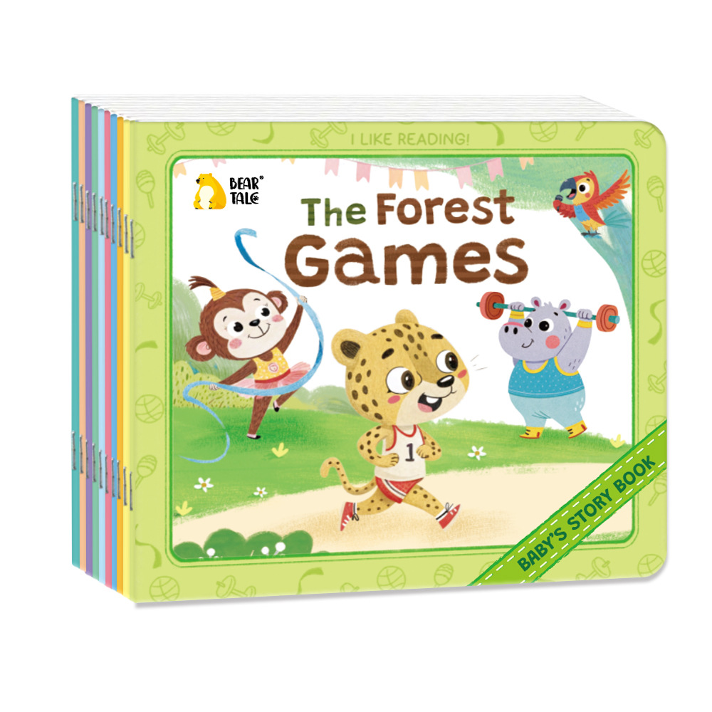 Cross-border Bestseller Small Picture Book 10-Book Set Children's Early Education Enlightenment Picture Books Kindergarten Baby Story Books Wholesale