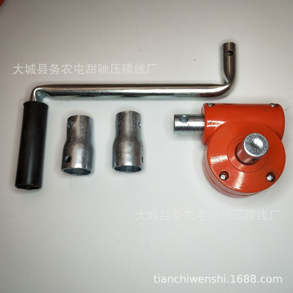 Manuel el çevirmeli sera folyo sarma makinesi