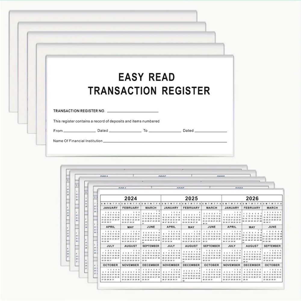 Cross-border e-commerce best-selling checkbook bank check account CHECKBOOK REGIST...ready stock