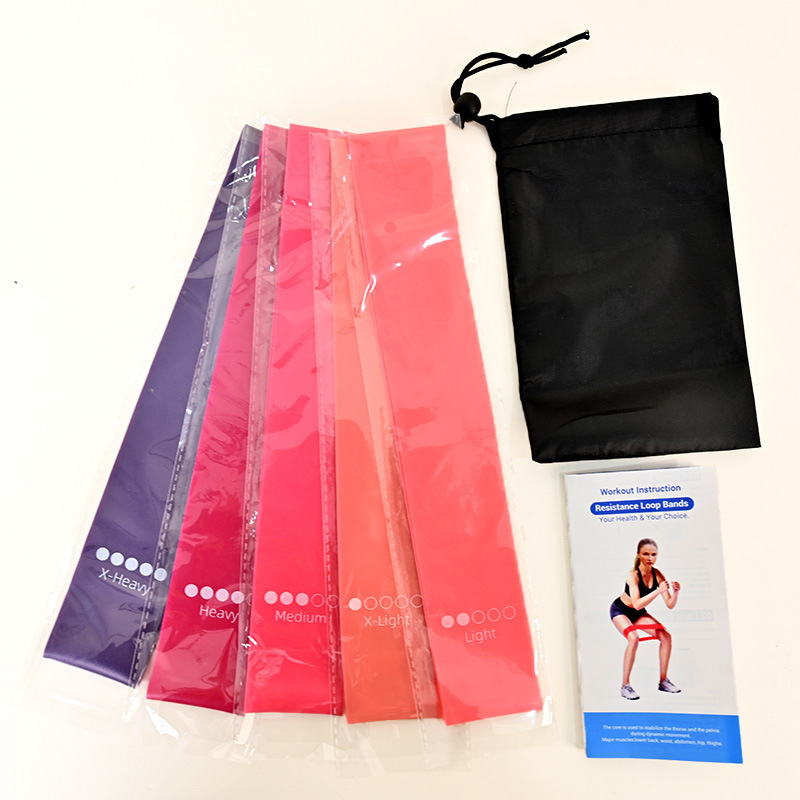 TPE elastic band fitness resistance band yoga fat burner weight loss hip shaper ring exercise hip shaping yoga resistance band wholesale - 12