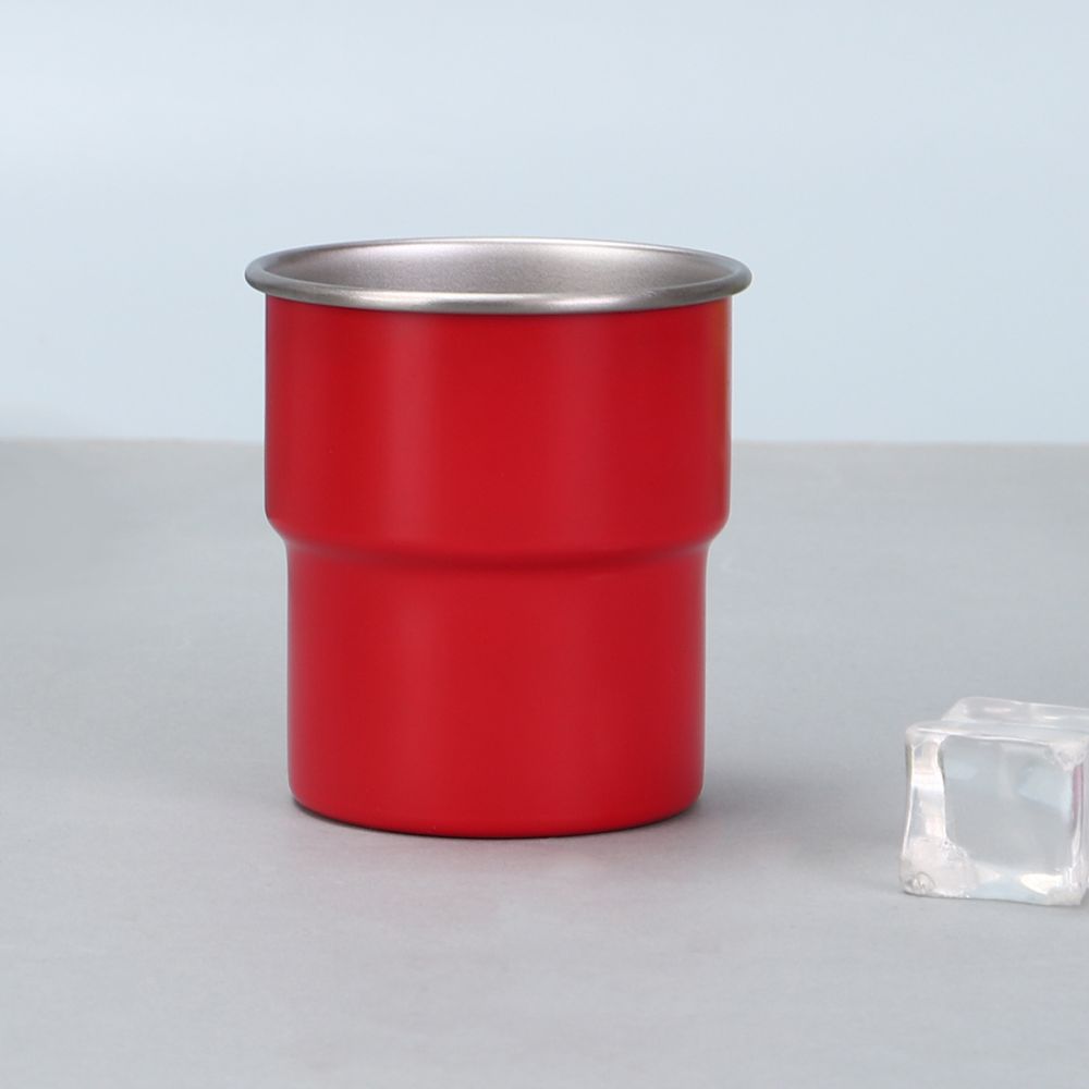 New 304 stainless steel mini wine glass single-layer corrugated edge anti-scald thermos cup outdoor camping style picnic water cup - 10