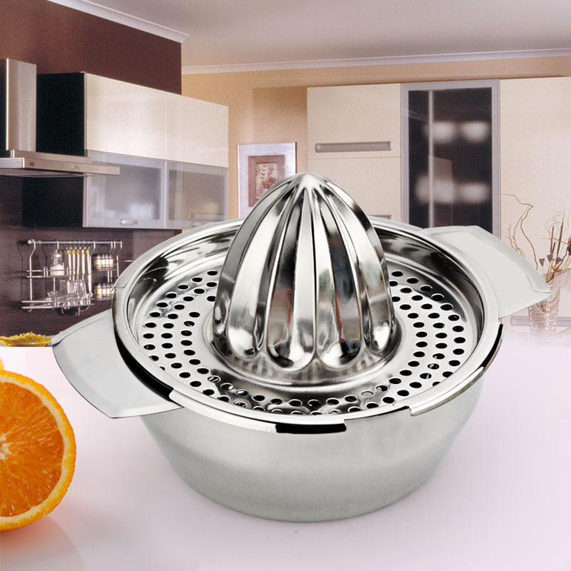 Fabrika çıkışlı satış paslanmaz çelik manuel sıkacağı portakal suyu limon el presi taşınabilir sıkacağı toptan sıkacağı