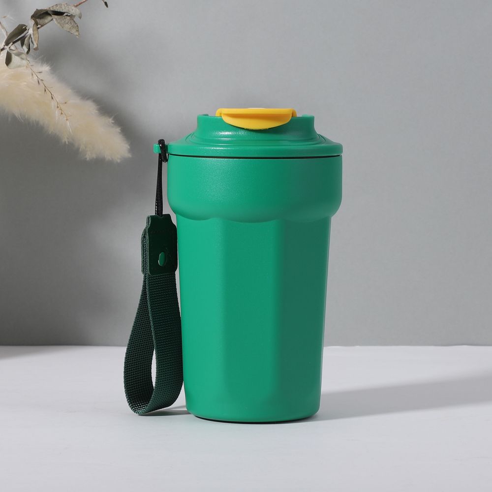 Intelligente Thermoskanne aus 304er Edelstahl mit Temperaturanzeige, elegante tragbare Kaffeetasse für Männer und Frauen, schlichte Ausführung, personalisierbar. - 12