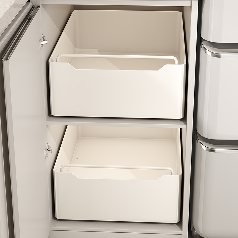 Küchen-Schubladenspeicher-Regal mit Korb