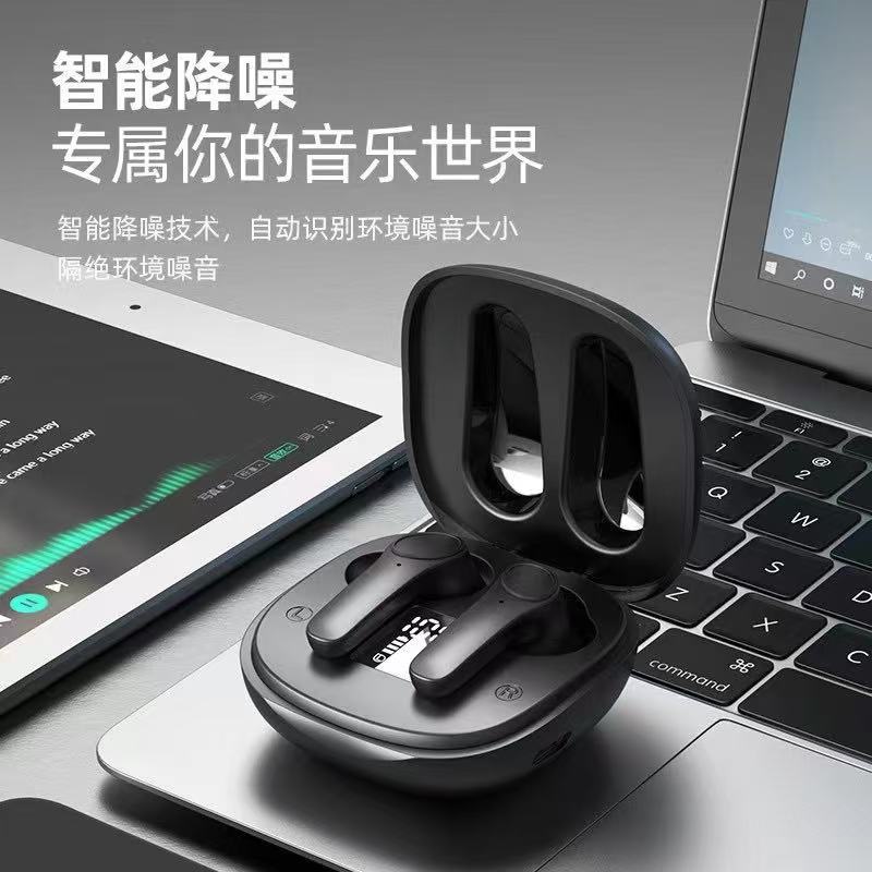 B11 kabellose Bluetooth-Kopfhörer mit LED-Akkuanzeige, geringe Latenz 5.3, In-Ear-Design, lange Akkulaufzeit, Noise Cancelling, Gaming, für den internationalen Verkauf - 1
