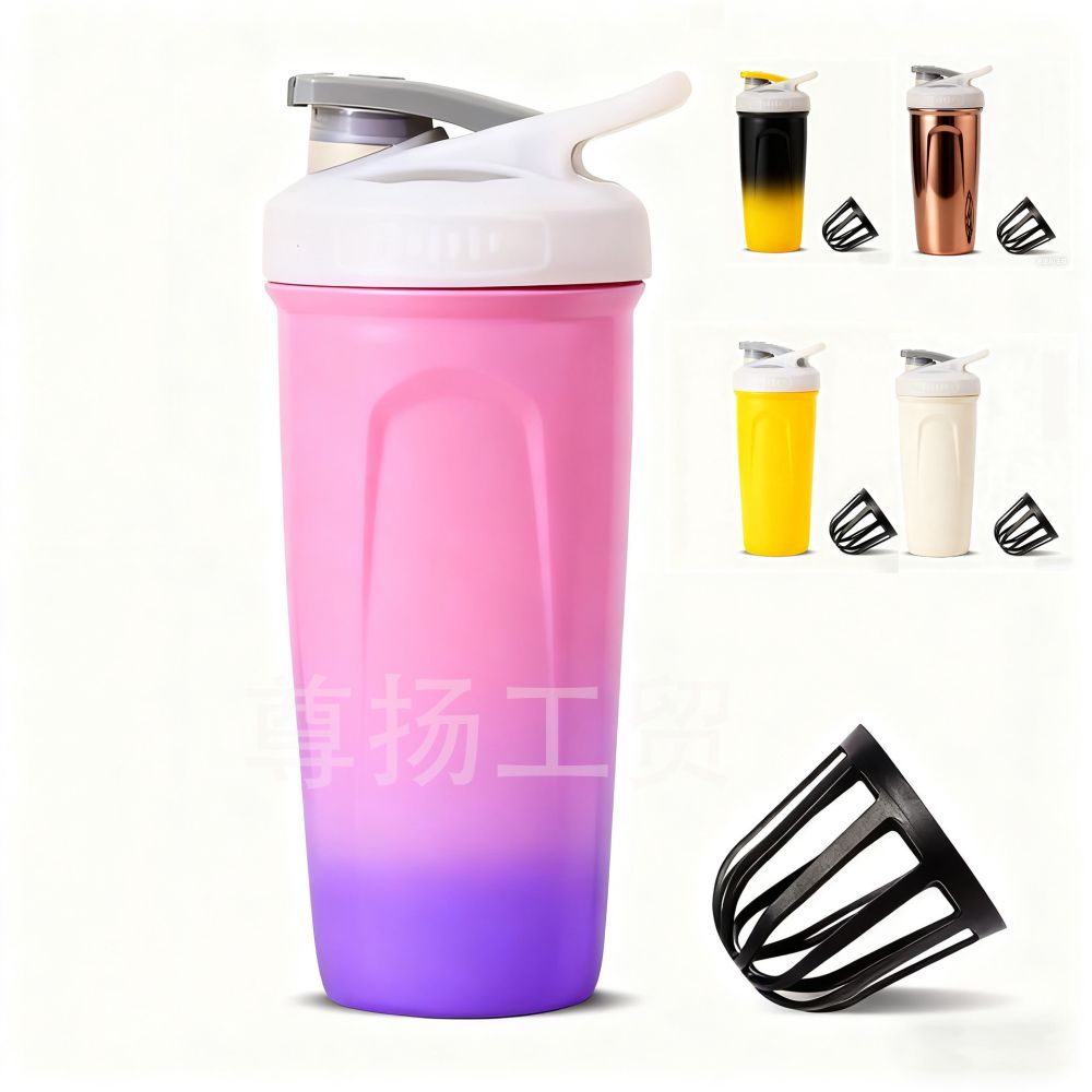 Proteinshaker-Becher, einwandig, mit Griff