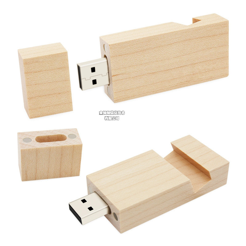 USB Flash Drive 64-256GB and Phone Stand, Metal, Universal