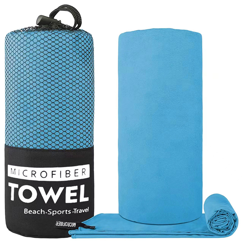 Foreign trade Amazon double-sided velvet quick-drying towel microfiber sports fitness towel portable yoga swimming wholesale - 8