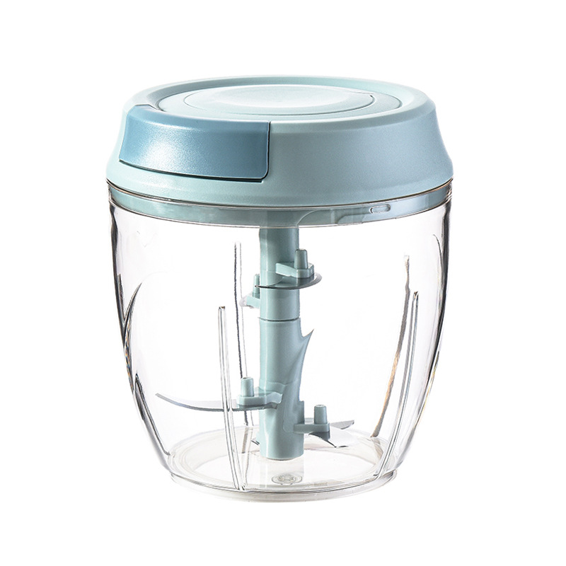Manuelle Knoblauchpresse Knoblauch-Zerkleinerer Küchen-Mini-Knoblauchbrecher Knoblauch-Hackmaschine Knoblauch-Maschine zum Hacken kleine Küchenmaschine - 10