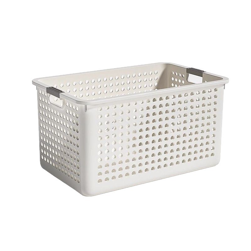 Plastic storage basket, simple design, kitchen and household use