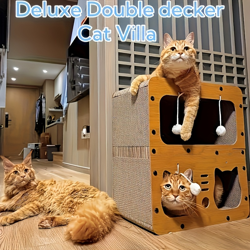 Dış ticaret evcil hayvan kedi yatağı, birleştirilebilir, kolay saklanabilir kedi tırmalama tahtası, kedi tırmalama tahtası tırmanma iskelesi, kediler için bütünleşik aşınmaya dayanıklı kedi oyuncağı kedi
