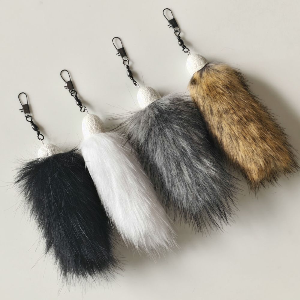 Imitation Rabbit Fur Cat Toy Refills with Small Tail - 1