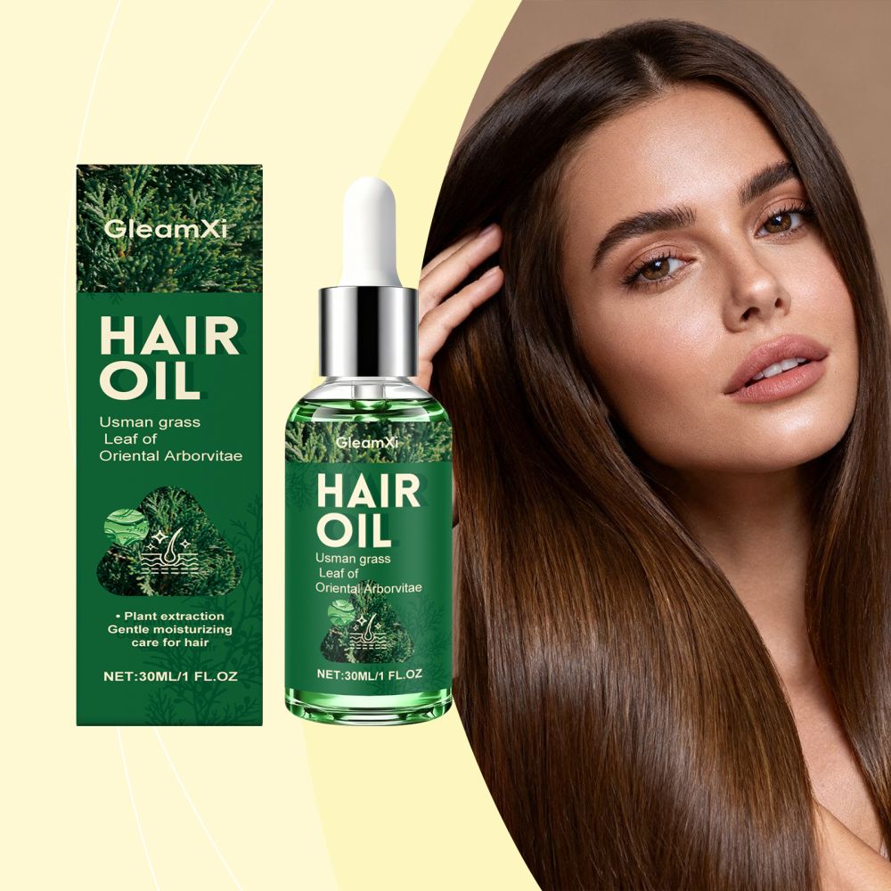 GleamXi Moisturizing Hair Care Oil, Light, Non-Greasy Formula