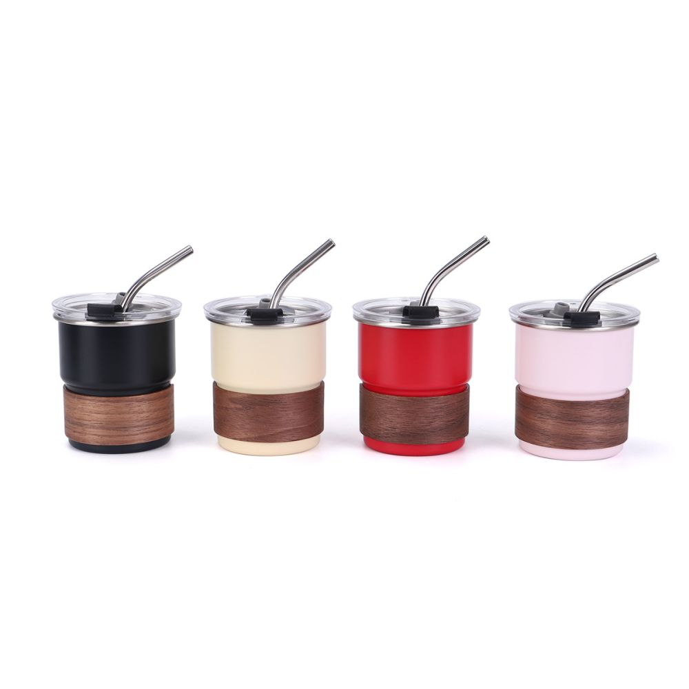 New 304 stainless steel mini wine glass single-layer corrugated edge anti-scald thermos cup outdoor camping style picnic water cup - 6