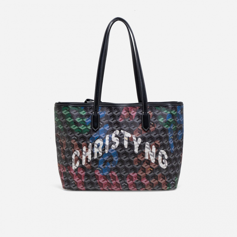 Bestseller im grenzüberschreitenden Außenhandel Christy ng großvolumige Großraum-Tote Mutter-Kind-Tasche modische Einzelschulter-Einkaufstasche Damenhandtasche - 4
