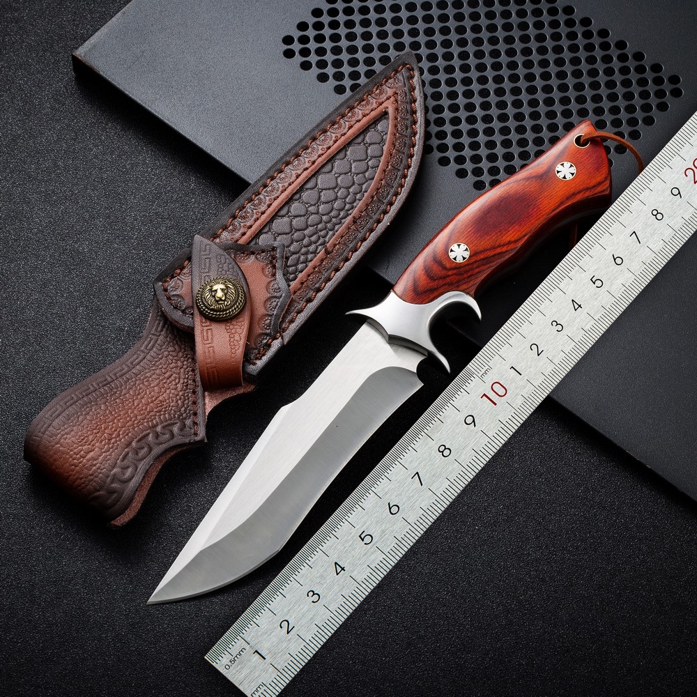 Lion King M390 One-Piece Steel Straight Blade Outdoor Survival Knife