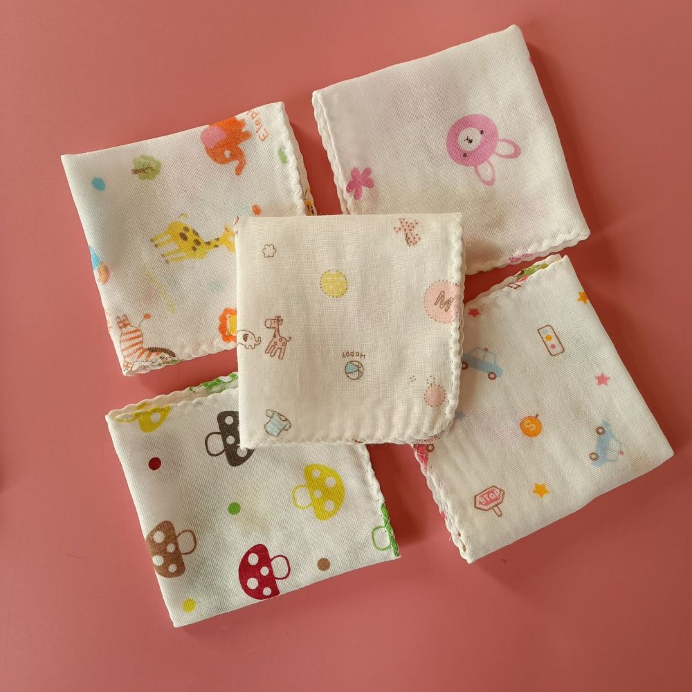 Ultra thin baby gauze cloth, cotton, face cleaning