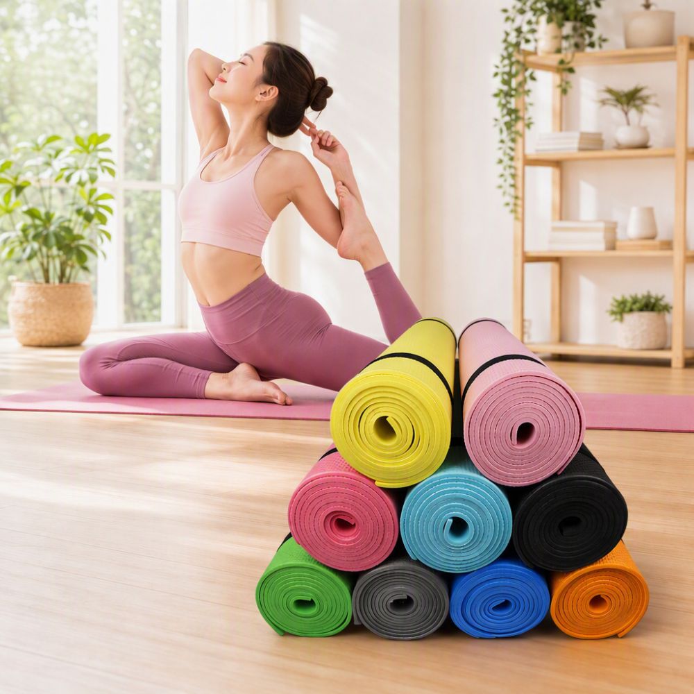 EVA Yoga Matı 4mm, Nem Geçirmez, Spor Matı