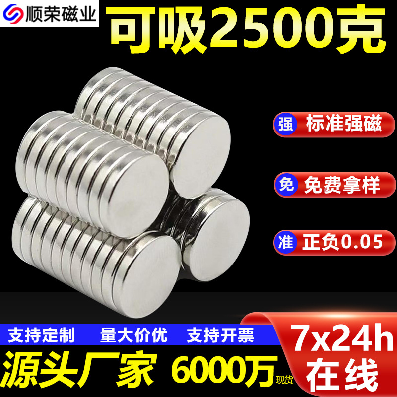 NdFeB N52 Super Strong Round Small Disc Magnet for Refrigerators and Toys