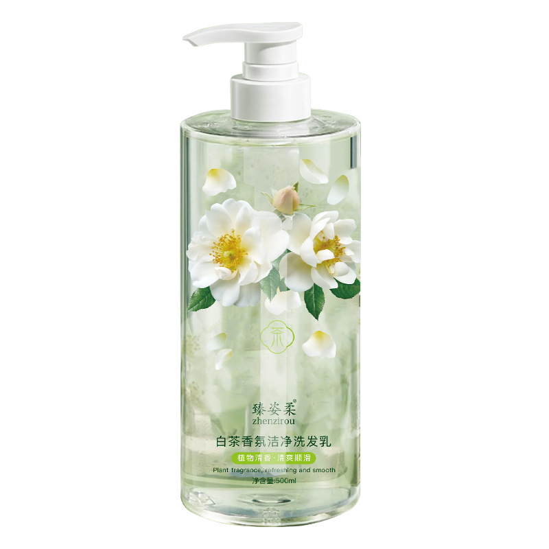 White Tea Fragrance Shampoo, Deep Cleansing, Long-Lasting Scent