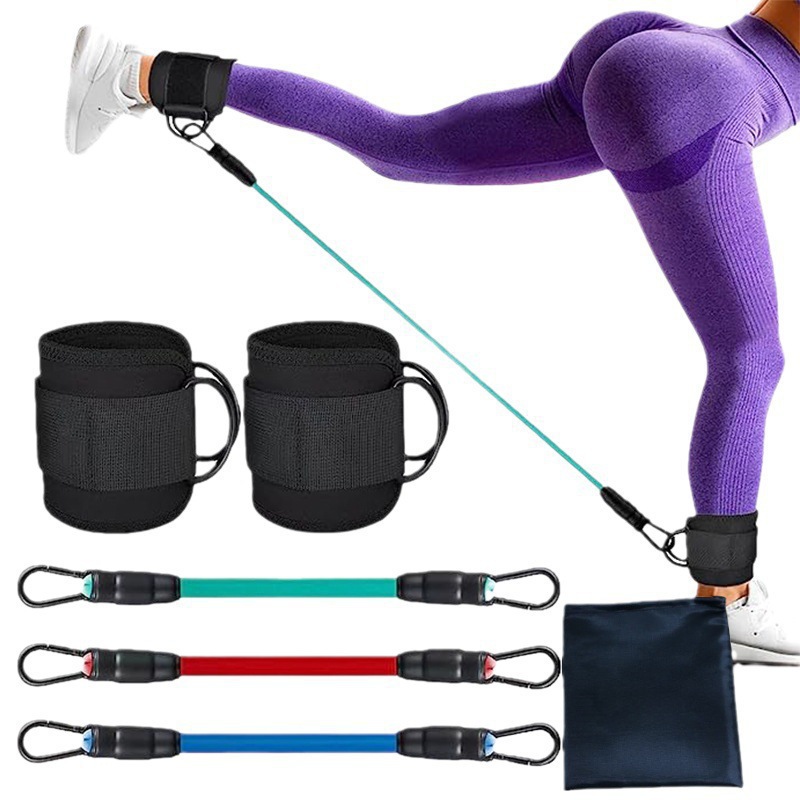 Beintraining Trainingsgeräte Yoga Übung Fuß barfuß Rehabilitation Widerstandsseil Fußschlaufe Schnalle Spannungsgurt Hüft-Spannungsseil