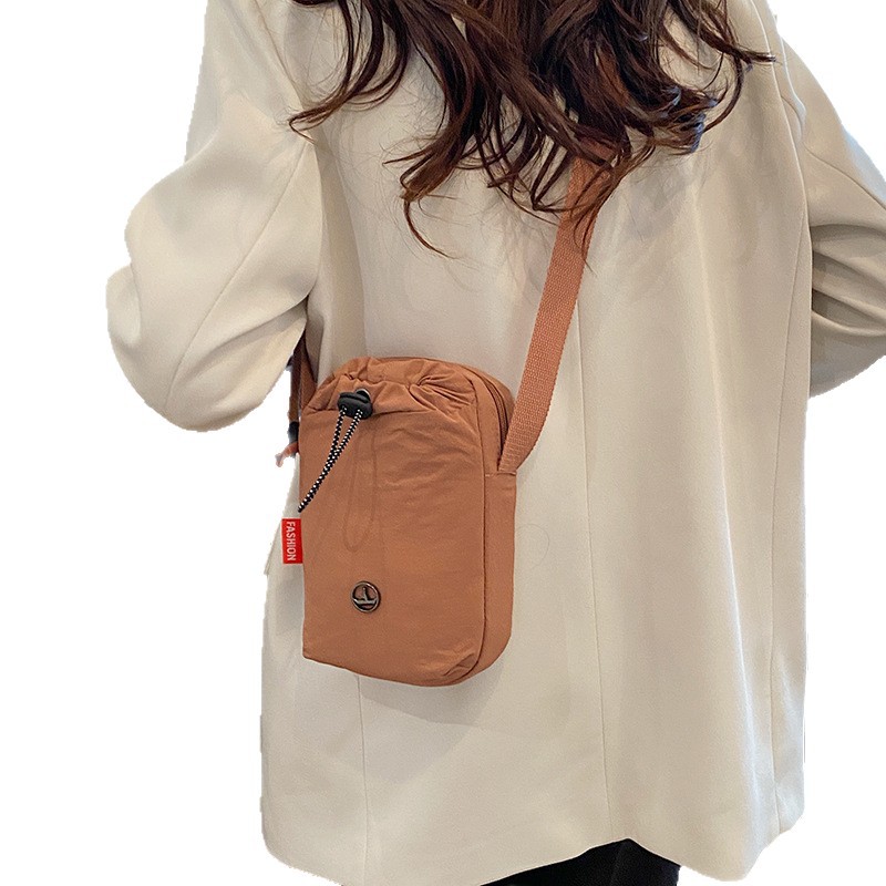 Damen-Crossbody-Tasche, multifunktional mit Handy- und Flaschenfach