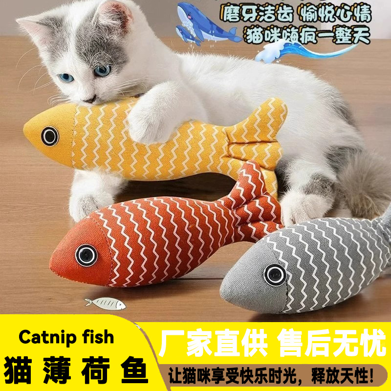 Kedi oyuncağı kendini eğlendiren sıkıntıyı gideren kedi nanesi gerçekçi balık yavrusu kedi teaser değnek yavru diş çıkarma evcil kedi malzemeleri.