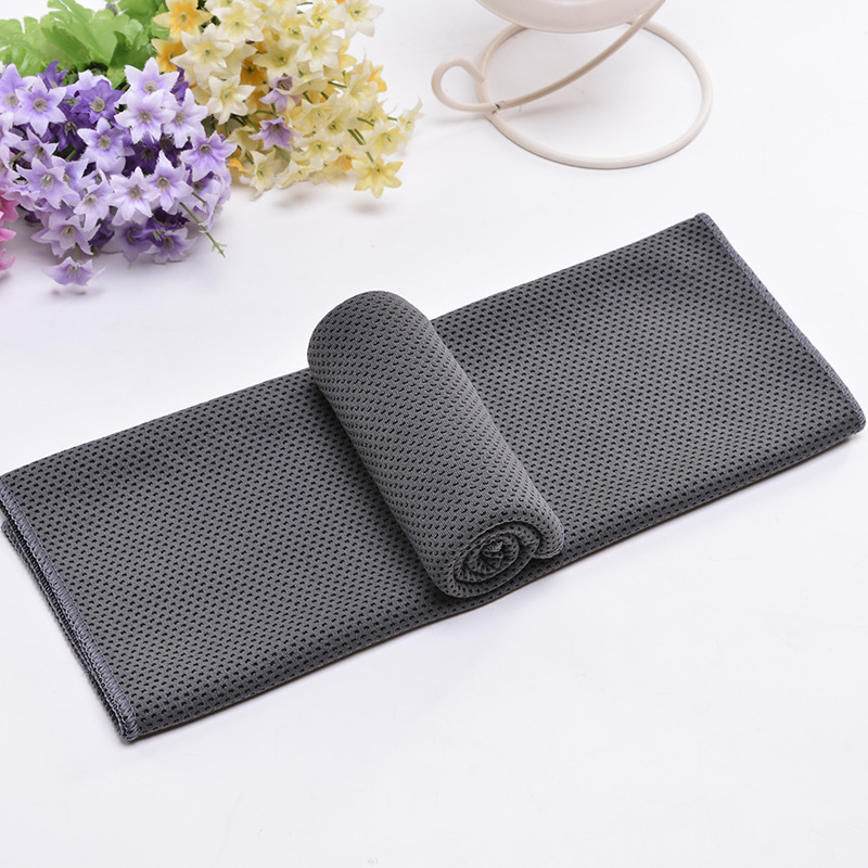 Amazon Kühlhandtuch Outdoor-Sporthandtuch Schweiß absorbierend schnelltrocknend Eishandtuch Sport schnelltrocknend tragbares Handtuch mit Logo - 13