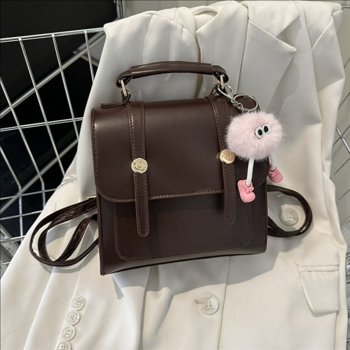 Kadın preppy tarzı sırt çantası, günlük, küçük