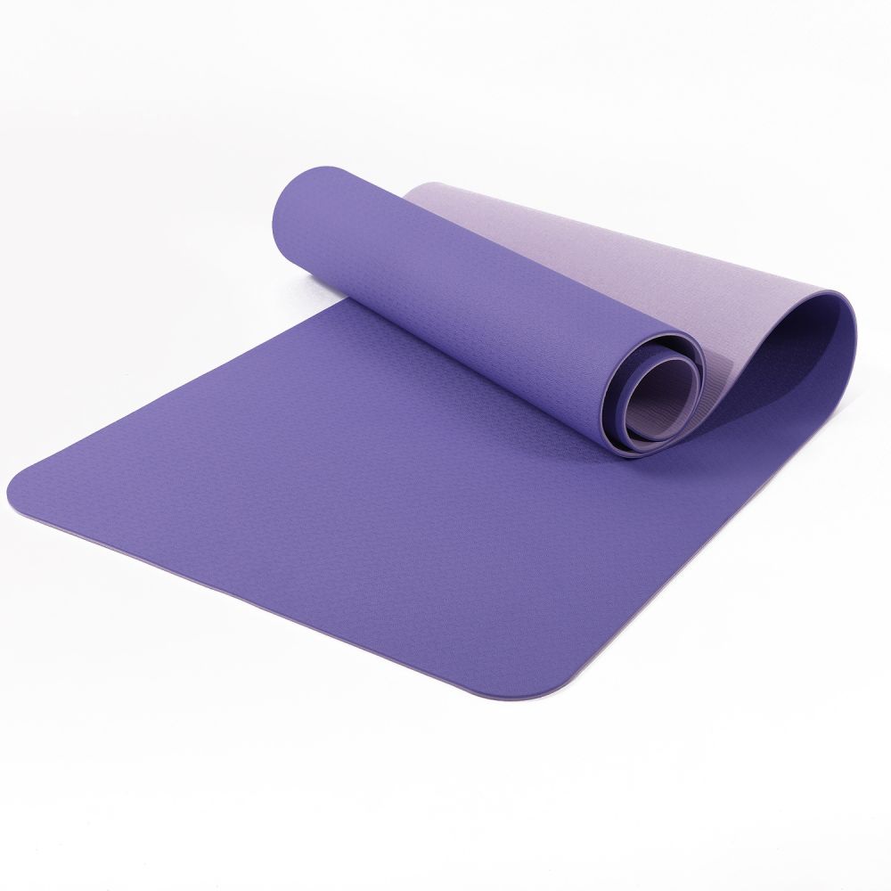 TPE Two-Color Thickened Non-Slip Yoga Mat Extended Fitness Mat Soundproof Jump Rope Floor Mat Home Dance Mat Wholesale - 9