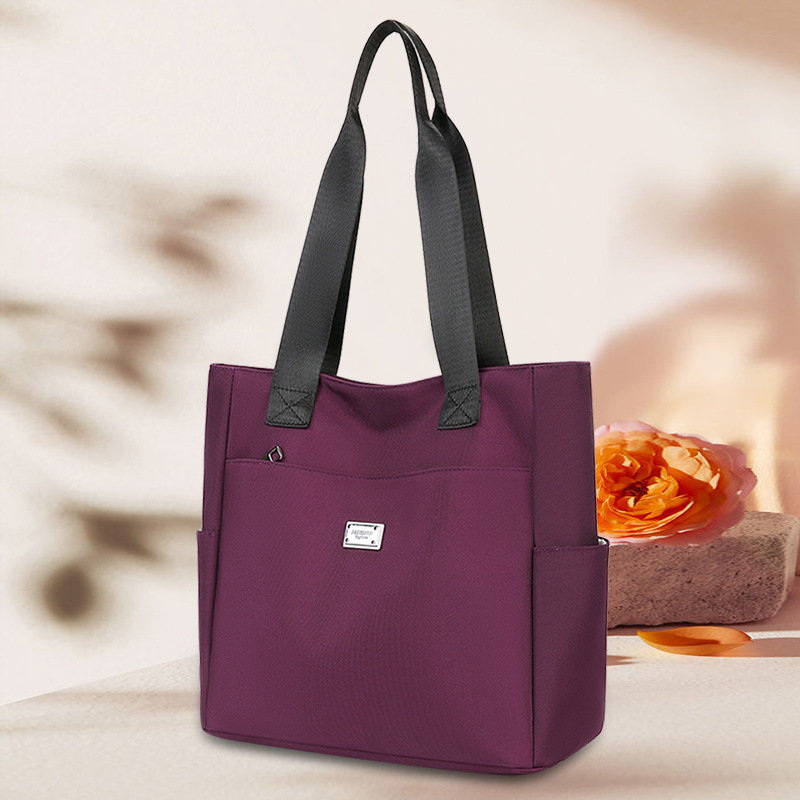 2024 Yeni Anne Çantası Kadın Çantası Naylon Omuz Çantası Moda Büyük Kapasiteli El Çantası Oxford Kumaş Tote Çanta Toptan - 4