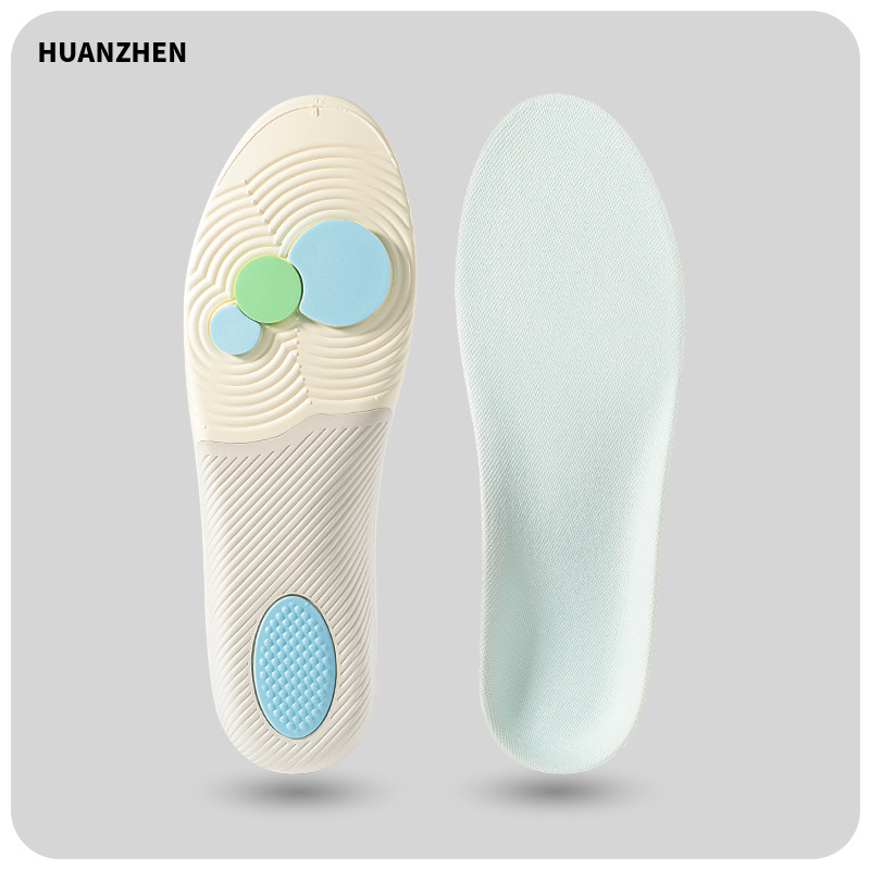 Flat Foot Arch Support Insoles for Men and Women, Straight Leg Gadget, Sports Sweat-Absorbing Deodorizing Pain-Relieving Insoles, Prevents Fatigue When Standing for Long Periods