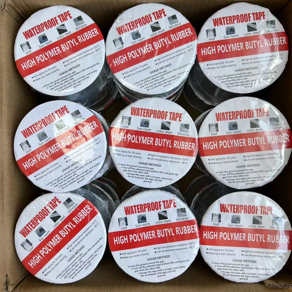 Self-Adhesive Roof Waterproofing Membrane with Butyl Tape