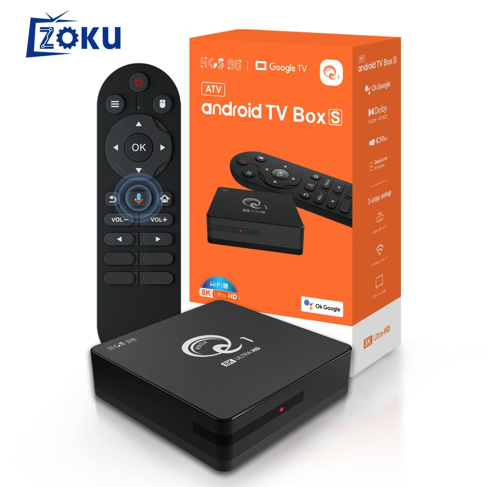 H313 Q1 Android Set-Top Box, WiFi6, Bluetooth Voice Remote