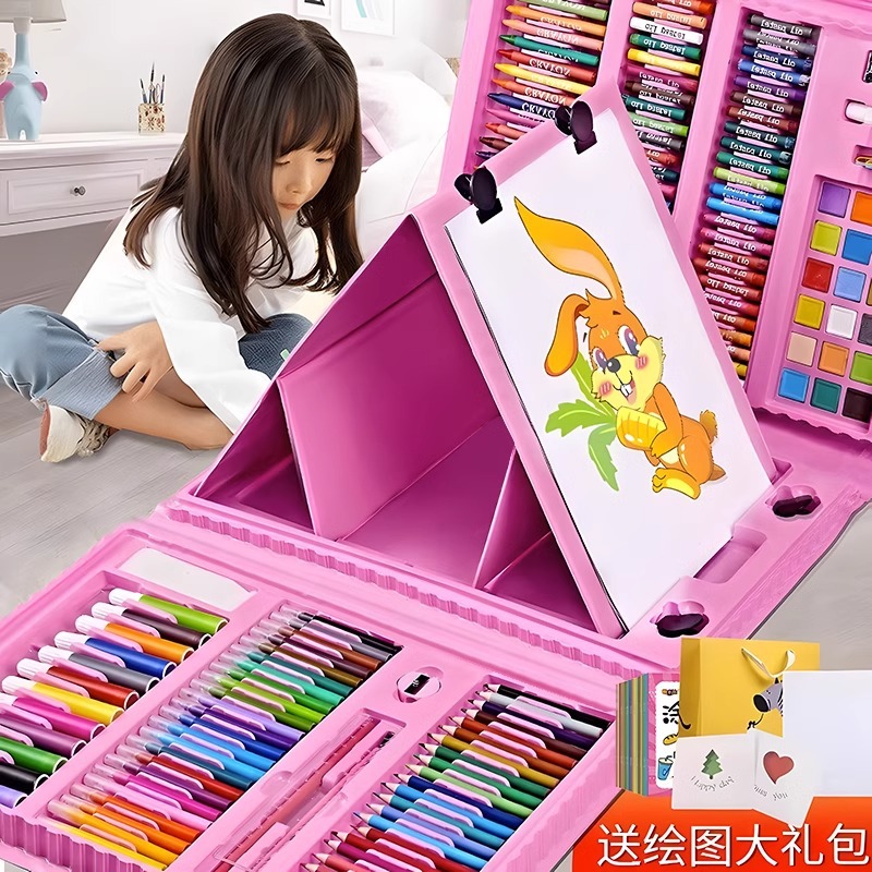 Aquarellstift-Set, 208 Teile für Kinderkunstprojekte - 1