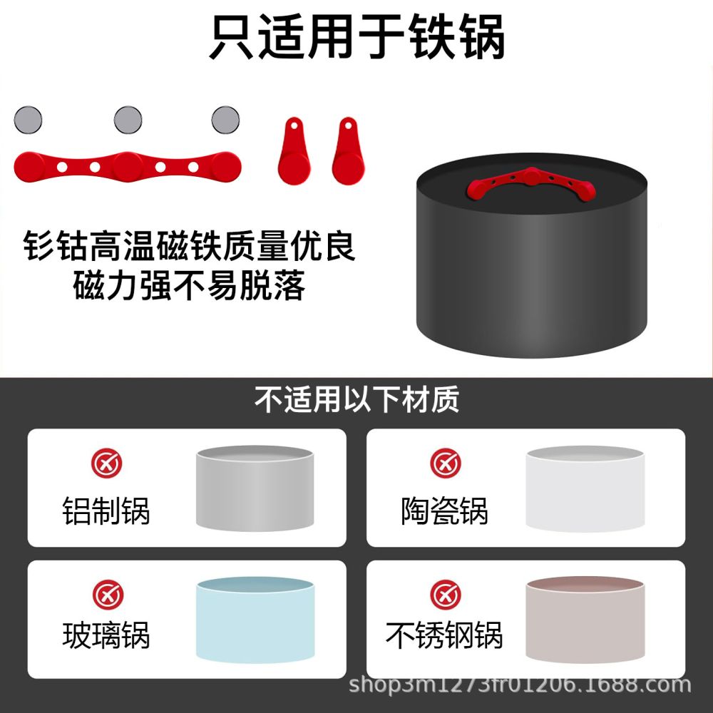 Amazon Cross-Border Hot-Selling Magnetic Silicone Buckle Food Grade Heat-Resistant Accessory Fixed Paper Liner Air Fryer Magnet - 2