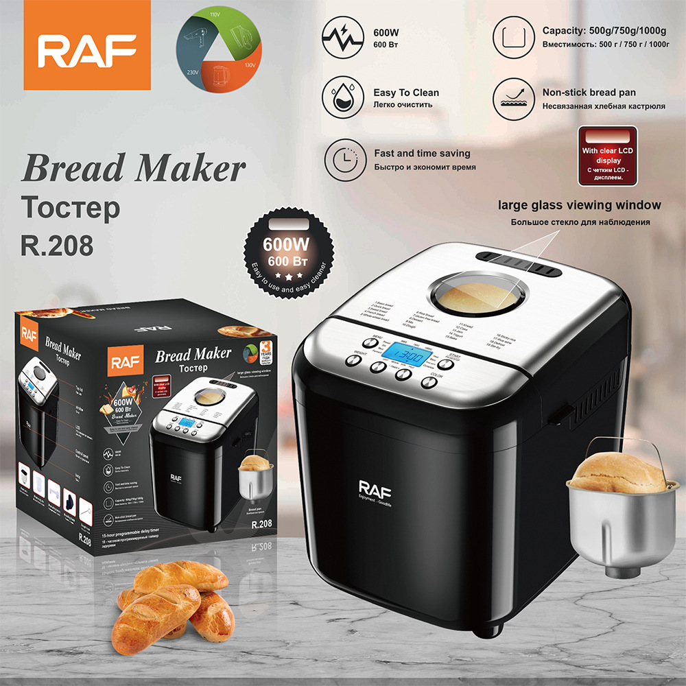 Brotmaschine, multifunktional, vollautomatische Teigknetmaschine und Kuchenbackmaschine
