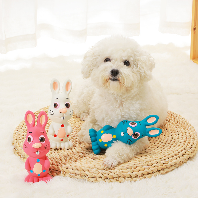 Pet Latex Toy with Squeaker, Chew-Resistant, Stress-Relief Pet Dog Wholesale, Puppy Stress Reliever, Large Dog Toy