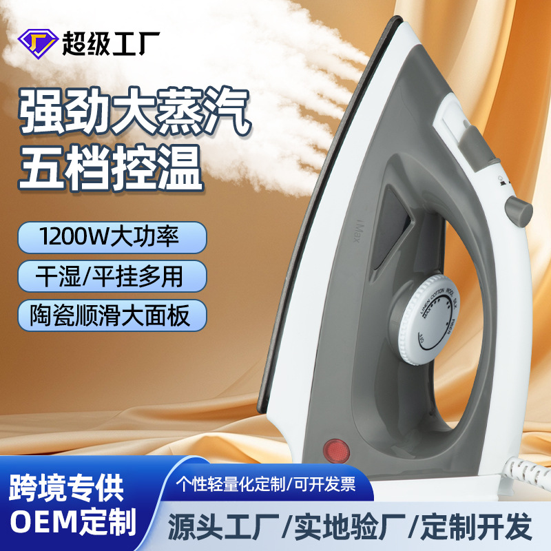 Cross-border steam handheld iron steam ironing machine garment steamer high-power high-temperature sterilization dual-use dry and wet explosive spray