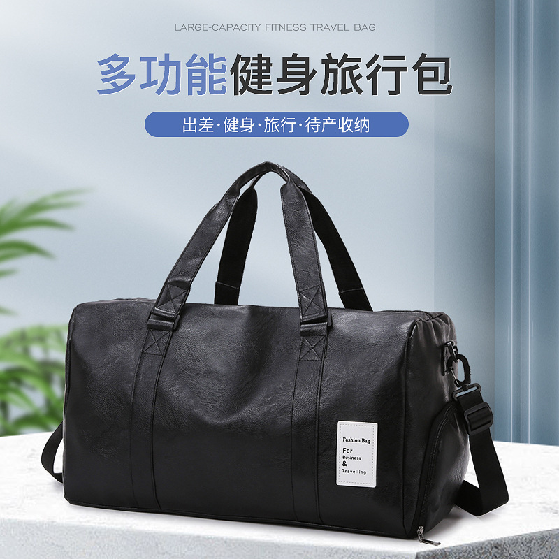 Travel bag and men's backpack with dress and shoe compartment - 1