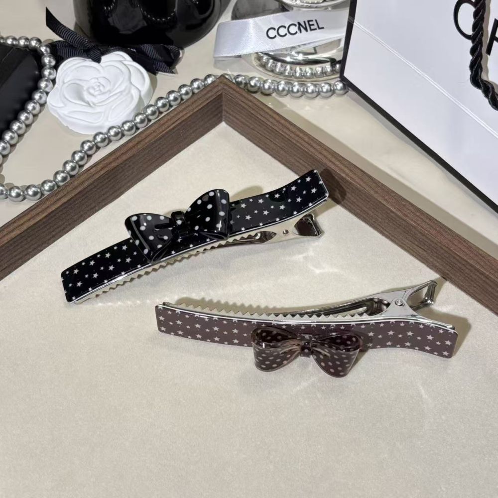 Acetate Original Hair Clip Premium Edge Clip Delicate Luxury Girl Hair Pin Korean Style Butterfly Back Head Duck Bill Clip - 3