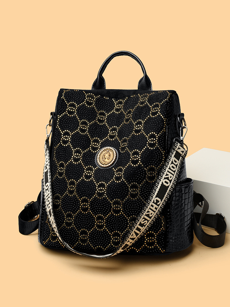 Sequined Anti-Theft Women's Backpack, School Bag
