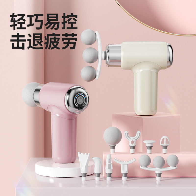 Triple-Head Mini Massage Gun for Neck