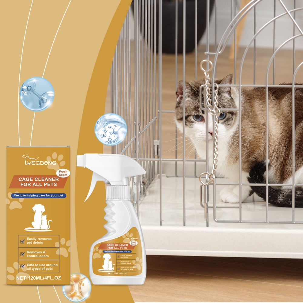 YEGBONG evcil hayvan kafesi temizleyici, kedi ve köpek kokusu giderici